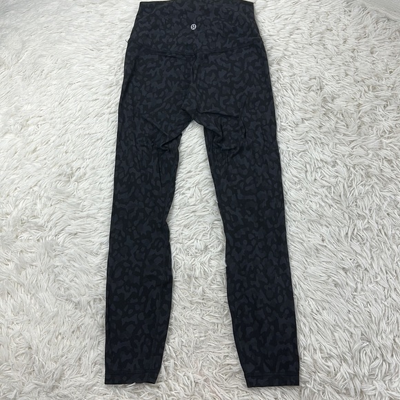 Lululemon Align Pant II 25" Formation Camo Deep Coal Multi / Black - Picture 5 of 6
